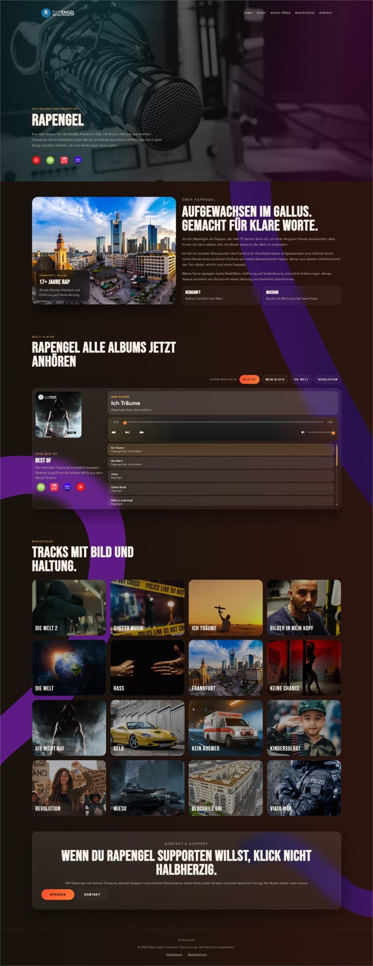 Website von Rapengel