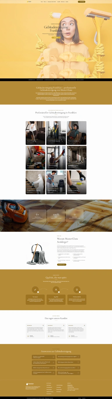 SFM Reinigungswebsite zum Kauf